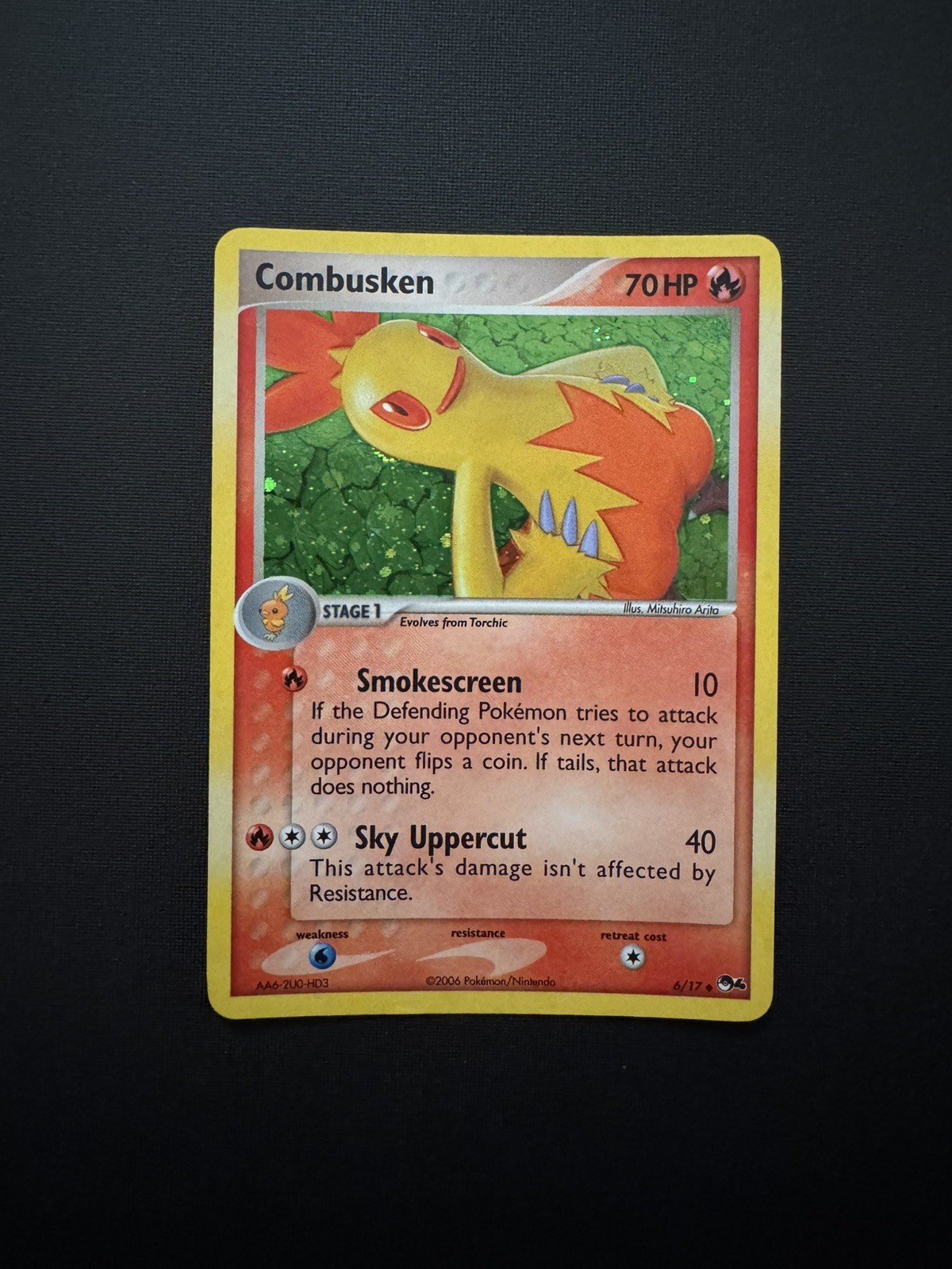 Combusken 6/17 Uncommon Pop Series 4 Holo Pokemon Card