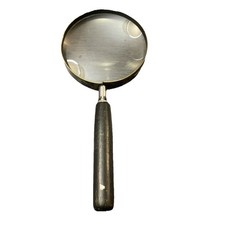 Vintage Magnifying Glass with Wooden Handle