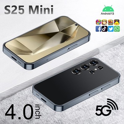 S25 Mini 5G Smartphone 32GB Unlocked Cell Phone Android 13 Dual SIM Cheap Mobile