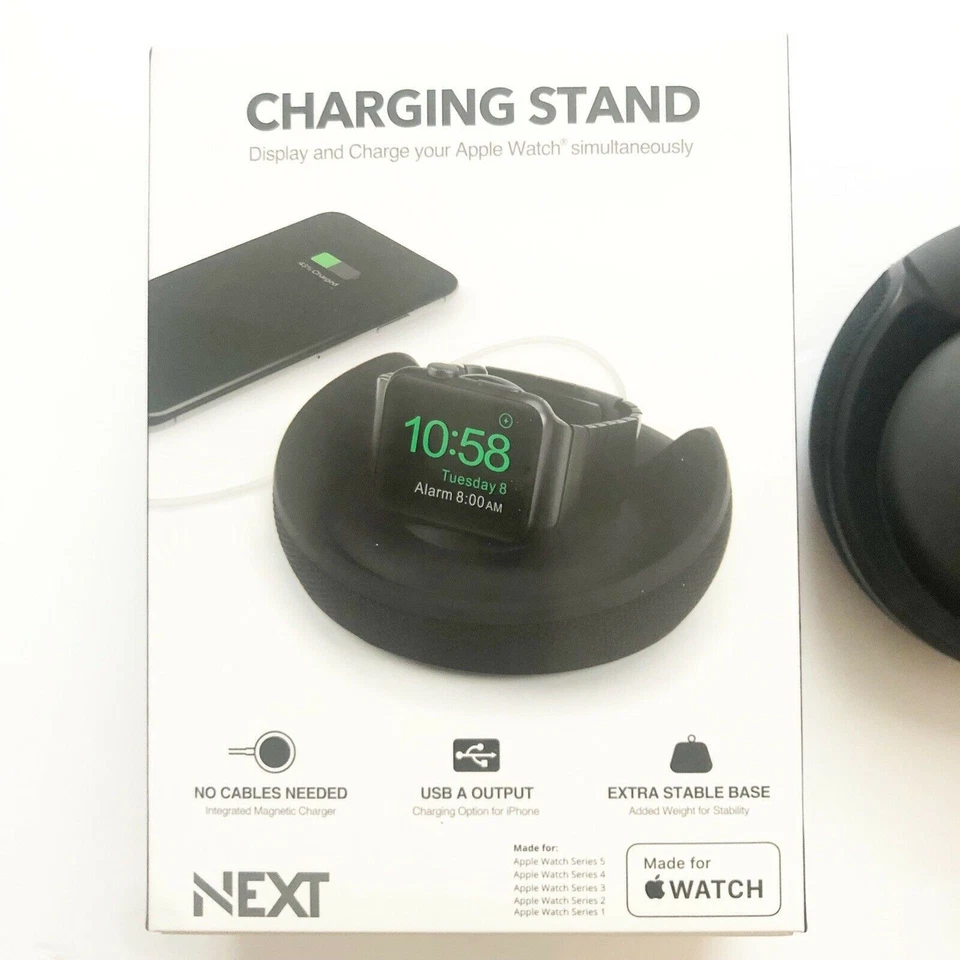 SIGUIENTE Soporte de carga para Apple Watch Series 1-4 Foto 2 de 4