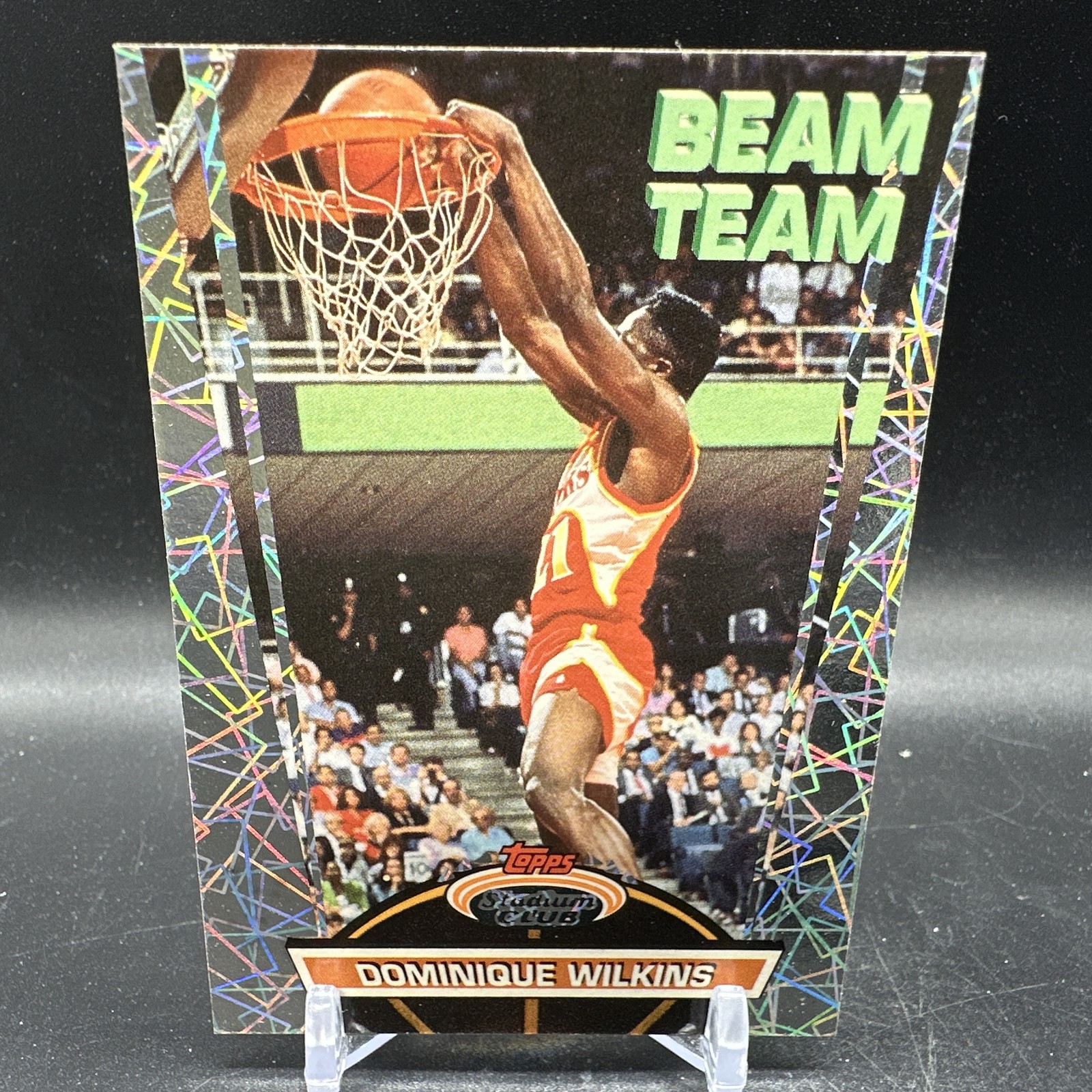 DOMINIQUE WILKINS Beam Team 1992-93 Topps Stadium Club #2 Atlanta Hawks
