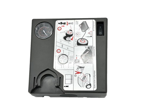 2011-2014 PORSCHE CAYENNE HYBRID 958 SPARE TIRE INFLATOR PUMP TOW HOOK KIT OEM - Picture 11 of 16