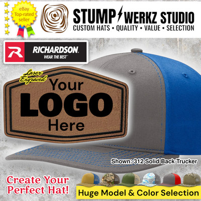 Custom Personalized Hat Baseball Cap Trucker Richardson 112 312 168 Logo Promo