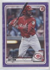 2020 Bowman Draft Purple Border 41/250 Quin Cotton #BD-104 0ne3