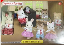 Rare Sylvanian Families School Music Set Japan – figure & instruments new
