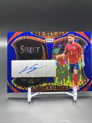 2024-25 PANINI SELECT FIFA SOCCER DANI CARVAJAL # PS-DC Auto Pitchside Sig.