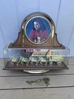 Vtg BUDWEISER WORLDS CHAMPION CLYDESDALE TEAM HANGING BEER Bar Woman 1970s Sign