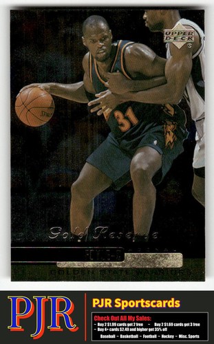 1999 Upper Deck Gold Reserve Adonal Foyle #75 card