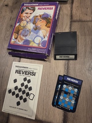 Reversi (Mattel Intellivision, 1981) CIB COMPLETE 