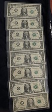 2007??Star Note must lowSerial Number 1 from2003/ Lot Of 8