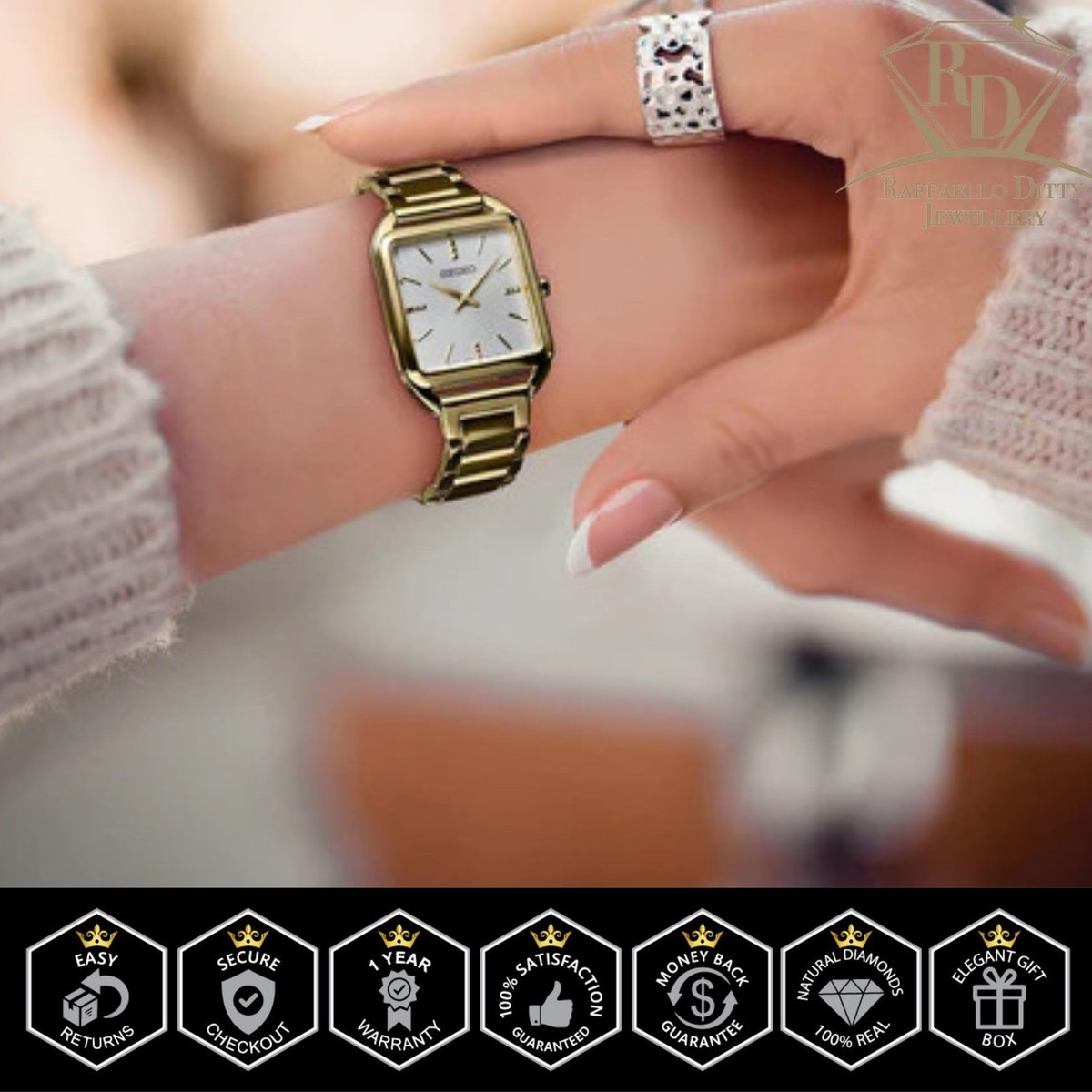 453【美品】SEIKO 時計　ラウンド　ゴールド　新品バンド　レディース Women's – セイコーオンラインストア | 時計・腕時計のSEIKO