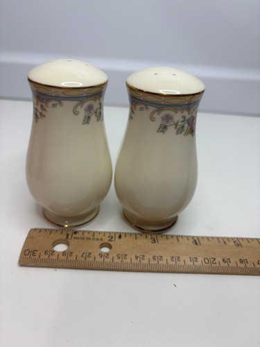 Lenox SOUTHERN Vista Salt & Pepper Set w/Stoppers Vintage Discontinued USA - Picture 7 of 7