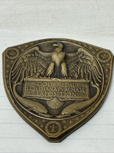 1904 Louisiana Purchase Exposition Gold Medal Bronze Award/World’s Fair
