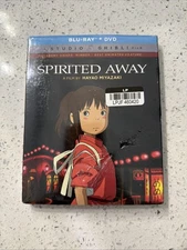 Spirited Away (Blu-ray, DVD, 2002, 2-Disc) w/Slipcover Studio Ghibli