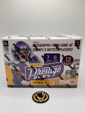 NEW SEALED 2024 PRESTIGE MEGA BOX FACTORY Maye McCarthy Daniels Penix Nix Bowers