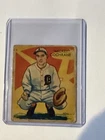 1934 R327 National Chicle Diamond Stars Baseball 1935 Statistics Mickey Cochrane #9