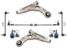 Ft Lower Control Arms Ball Joints Tie Rods Fits Jeep Cherokee 14-18 Frt Wheel Dr