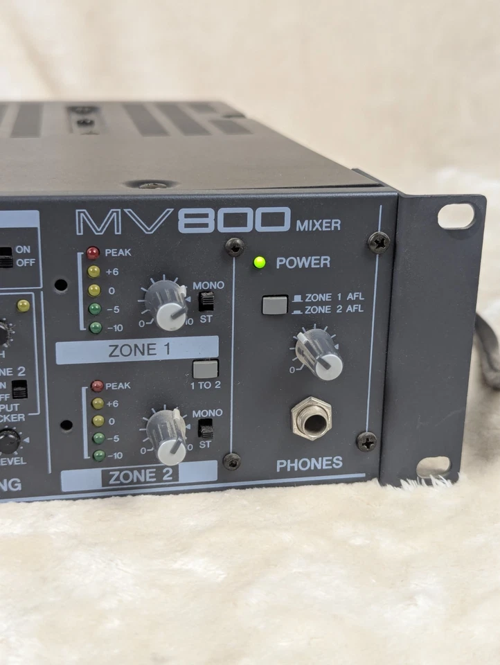 Yamaha MV800 8-Channel Analog Rack Mount Mixer from JAPAN TESTED - Image 2 of 4