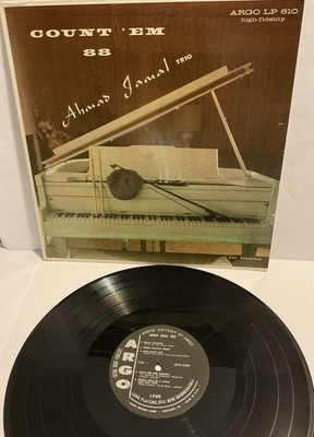 Vtg Lp Ahmad Jamal Trio Record album ''Count 'Em 88'' LP Argo 610
