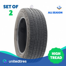 Set Of 2 Used 27555r20 Michelin Defender Ltx Ms 2 117t - 8.532 Set Of 2 Used 27555r20 Michelin Defender Ltx Ms 2 117t - 8.532