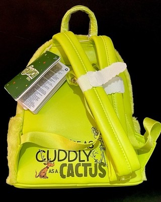 The Grinch Loungefly Backpack Child Soft LIGHTS UP- New with All