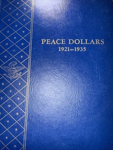 Peace Dollars 1921-1935 Whitman Album 9430, Used