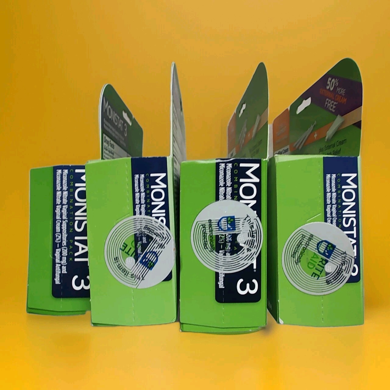 (4-Pack)🏵️Monistat 3 Lot | Suppositories & Pre-filled Applicators | Vaginal 