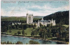 Postcard Balmoral Castle Scotland UK
