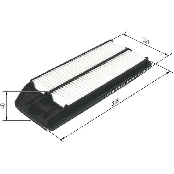 Bosch 1 987 429 192 Luftfilter FüR Honda Accord CL CN CM-image