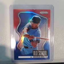 2022 Panini Prizm Old School George Brett #OS-6 Red White Blue Prizm🔥🔥