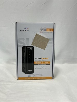Arris SURFboard SBG10 Desktop DOCSIS 3.0 Cable Modem & Wi-Fi Router