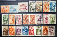 Saargebiet Lot gestempelt  3 Steckkarten