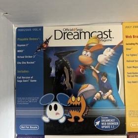 Lot of 8 Official Sega Dreamcast Magazine Demo Discs Vol. 4 5 6 7 8 9 10 & 11