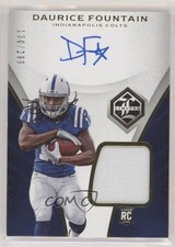 2018 Panini Limited Rookie 130/299 Daurice Fountain #124 Patch Auto 2jq