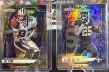 2024 Panini Prizm Joe Horn Forrest Camo 3/15 & Kendra Miller Blue Came 13/25