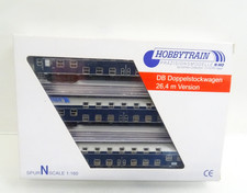 Hobbytrain N H22010 set carrozze a due piani 3 pezzi delle DB in confezione originale RR7387
