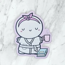 TheCoffeeMonsterzCo TCMC | Lazy Day Emoti 2.0 Vinyl Sticker