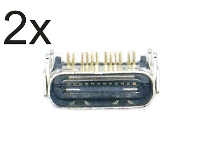 2x Micro C USB 3.1 Buchse 24 Pin (Einbaubuchse,Ladebuchse,Lötmontage,SMD)RG1/7