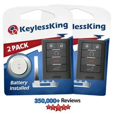 2x Keyless Entry Remote Security Key Fob for 2010-2015 Cadillac SRX NBG009768T