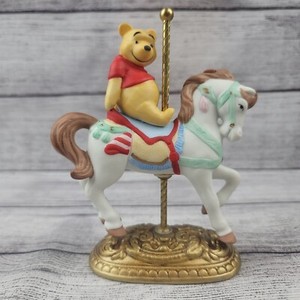 New England Collectors Society Disney Pooh Carousel Horse Figurine