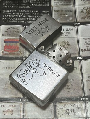 ZIPPO VIETNAM SNOOPY QUI NHON 67-68 1967 Japan | eBay