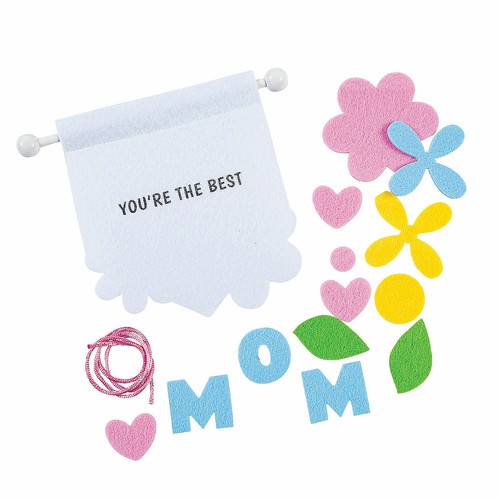 Mini Mother'S Day Banner Craft Kit - Craft Kits - 12 Pieces - 第 3/3 張圖片