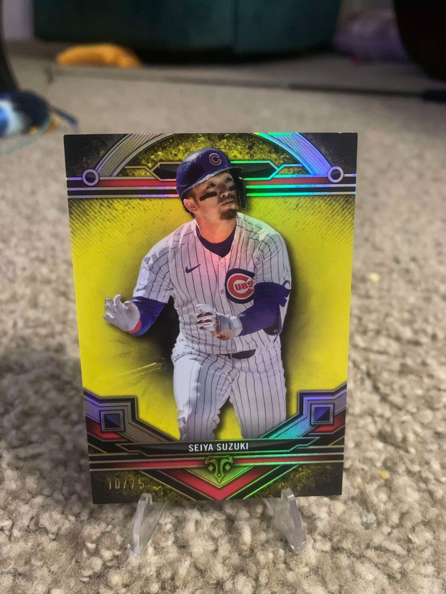 2024 Topps Triple Threads Seiya Suzuki #175 - Citrine 10/75 - Cubs