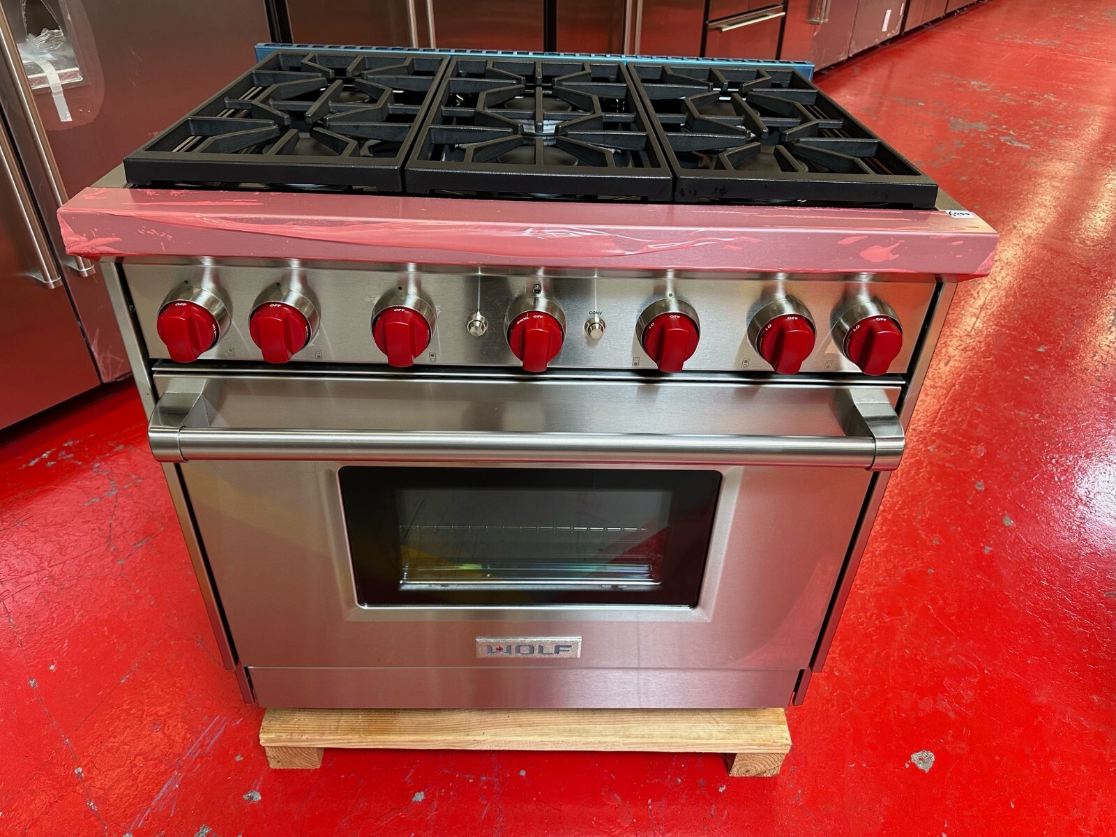 36” Wolf Gas Range GR366 (Used) eBay
