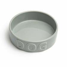 Park Life Designs 6.25" Medium Pet Bowl  Classic Dog Grey 