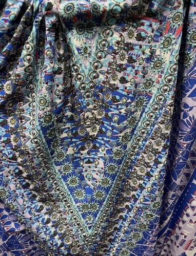 New Camilla Franks DSD drawstring dress O/S one size Market Totem print silk - Picture 7 of 18