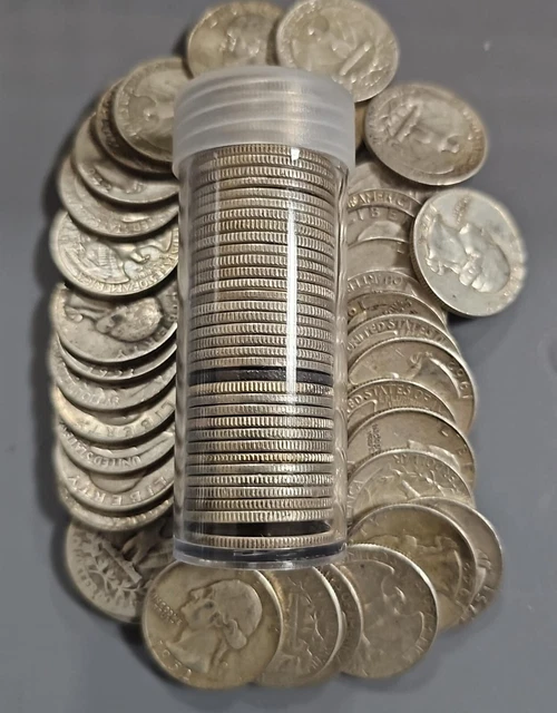 Ebay Live 25.19 - 1 Roll of 40 ($10 Face Value) 90% Silver Washington Quarters