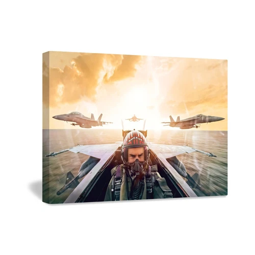 TOP GUN MAVERICK TOM CRUISE 3 - Original Decor Wall Art MOVIE POSTER CANVAS - Picture 2 of 3