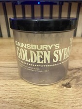 Vintage Retro Sainsbury's Golden Syrup Plastic Jars With Lids - 1970s Prop