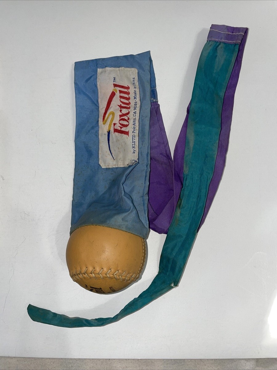 Vintage Original Foxtail Ball & Book By Klutz Ball Game Baseball